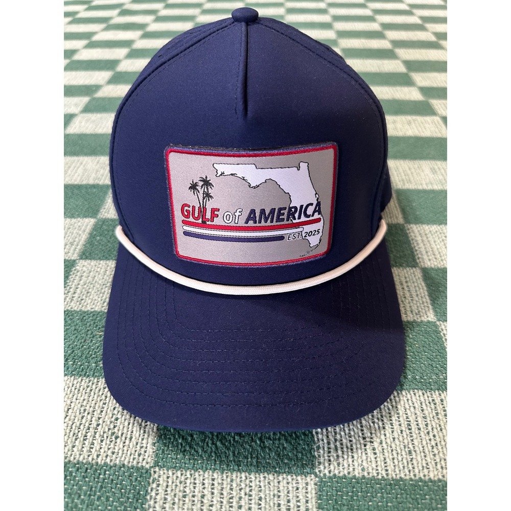 Hardcore Headwear Gulf of America Patch SnapBack 5 Panel Rope Trucker Hat